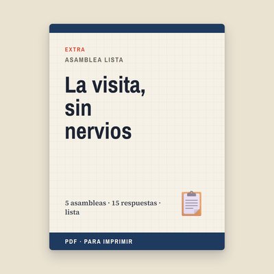 La visita, sin nervios
