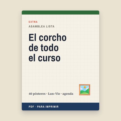 El corcho de todo el curso